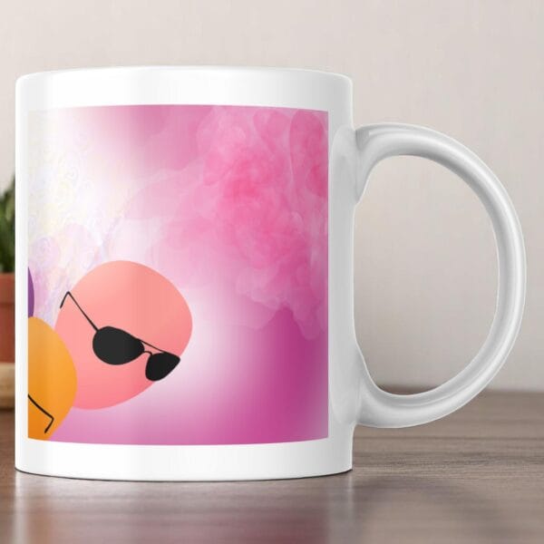 POPZOY Golden Embrace Personalized Mug with Photo Printing