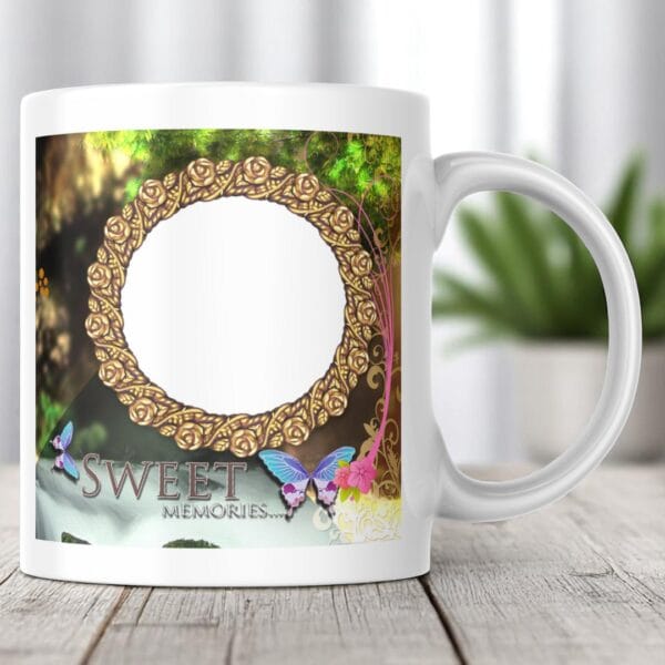 POPZOY Forever Yours Picture Mug with Personalized Printing