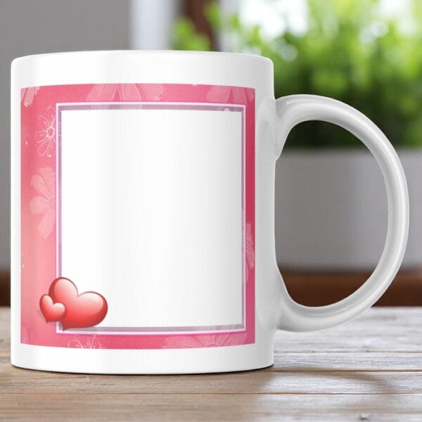 POPZOY Sweetheart Photo Mug with Personalized Logo Printed Design