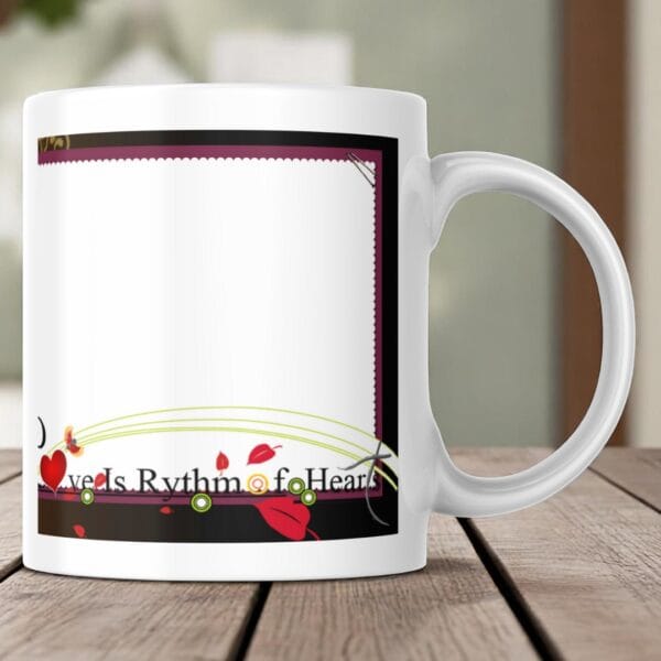 POPZOY Heartfelt Melody Custom Photo Mug for Gifts