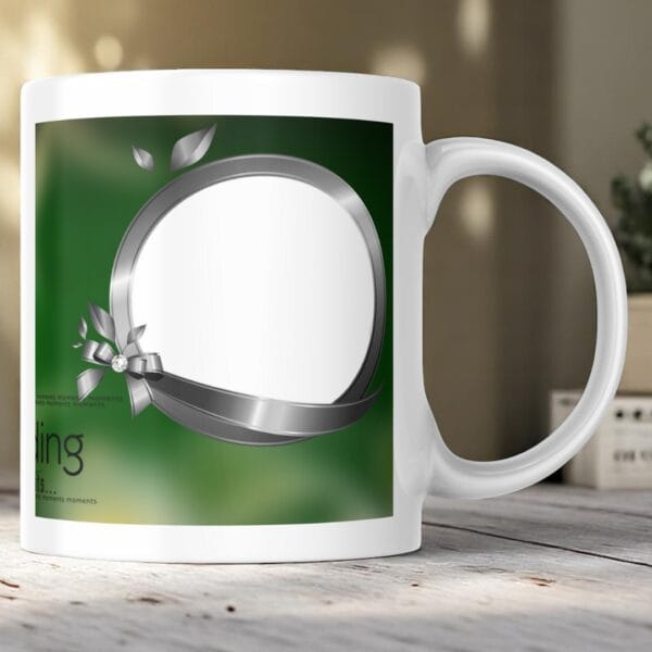 POPZOY Forever Love Customized Mug with Logo and Photo Printing