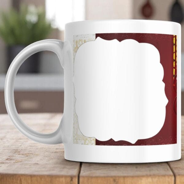 POPZOY Regal Frame Coffee Mug with Custom Photo Print