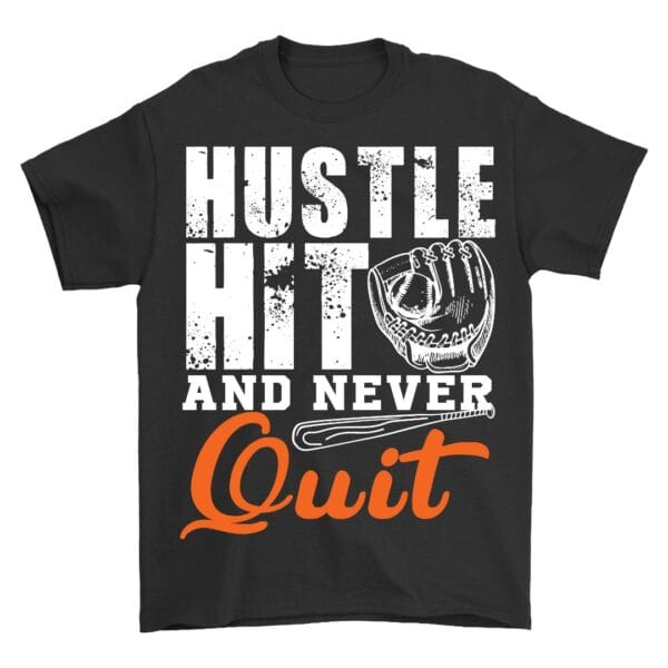Push Your Limits Black T-Shirt with Inspiring Sports Quote