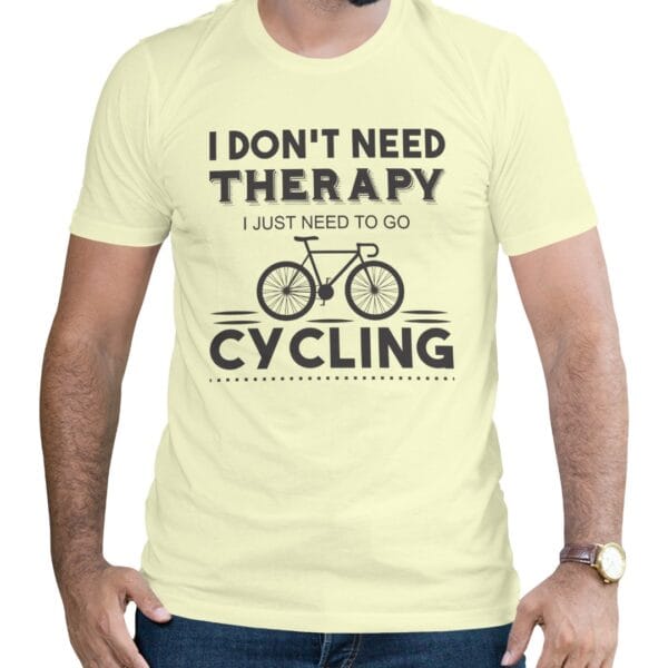 Cycling Style Cotton T-Shirt for Bike Riders