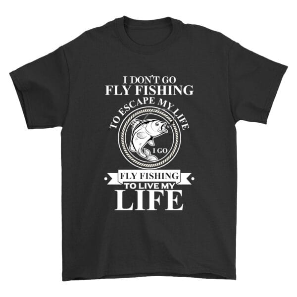 Fishing Lover Cotton Tee for Relaxing Outdoors