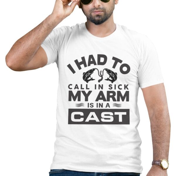 Funny Fishing Cotton T-Shirt for Anglers Who Love to Laugh