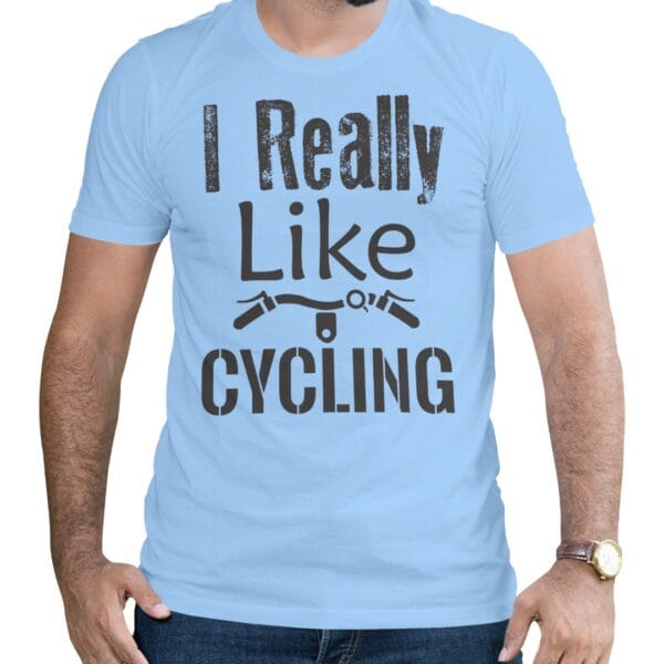 Cycling Love Cotton T-Shirt for Bike Fans