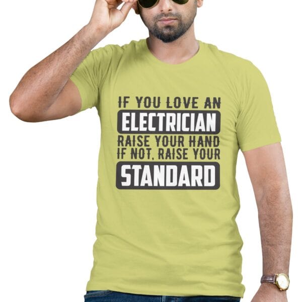 Funny Electrician Quote Cotton T-Shirt for Daily Comfort