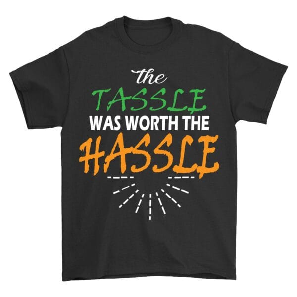 Black Cotton T-Shirt for Motivational Quote and Success Fans