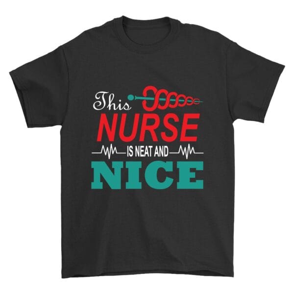 Black Cotton T-Shirt to Appreciate Kind and Caring Nurses