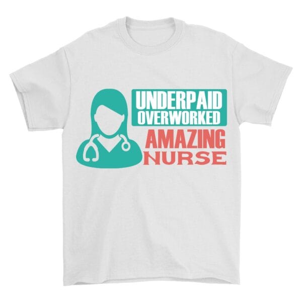 White Cotton T-Shirt to Thank Nurses and Show Love